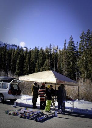 Surface skis will be postin' up in the Brighton parking lot every first Friday of the month.