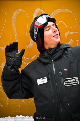 Ben from Brighton's Park Crew getting glamorous