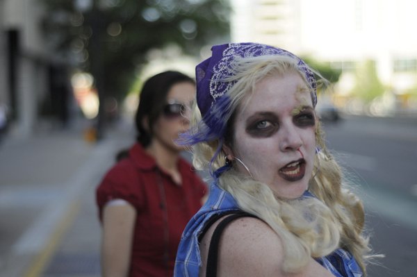 Zombies love their portraits taken. Photo: Eric Poole