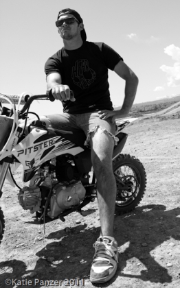 Dusty Wygle, mini bike champion, also guest starred alongside Kenny Bartram.