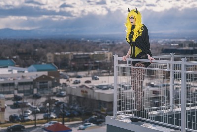 Jezebel’s first performance was with Cartel and Klaus at the Sorority Cemetery Show last March.