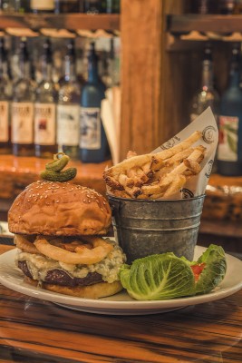 High West Distillery & Saloon's Burger and Fries. Photo: Talyn Sherer