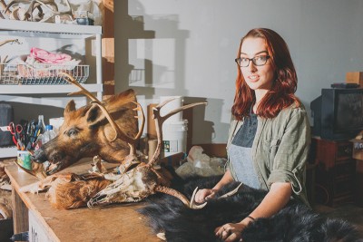 Andy Silva of Remnant Preservations hopes to open people up to the skilled art of taxidermy. Photo: @clancycoop