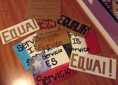 Project Service is Service. Photo courtesy of Jessica Rodriguez.