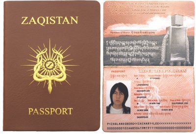 Zaqistan Passport
