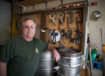 "My never-ending 'quest for the best' craft beer began in the fall of 2006 when I haphazardly strolled into a homebrew shop Downtown," says Winslow. Photo: John Barkiple.