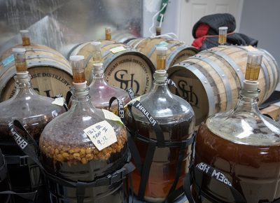 Spontaneous brewing involves the cultivation of wild microbes—a microbe that makes the brew acidic is required to achieve the tart pucker of a sour beer. Photo: John Barkiple.
