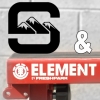 Salty Peaks/ Element Flat Bar-B-Q Rail Jam