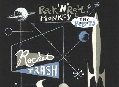 Review: Rock n’ Roll Monkey & the Robots – Rocket Trash/ Strings & Traps LP