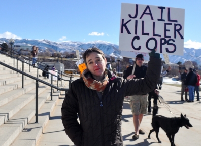 Protest Against Police Violence @ Utah State Capitol 03.04