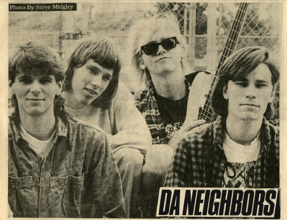Da Neighbors rock band in 1990