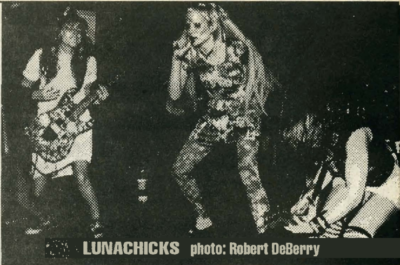 Lunachicks @ Bar and Grill. Concert Reviews: October 1993