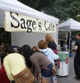 Sage's Cafe artist booth at the First Annual Craft Lake City.