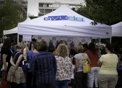 The Yudu booth at the First Annual Craft Lake City event.