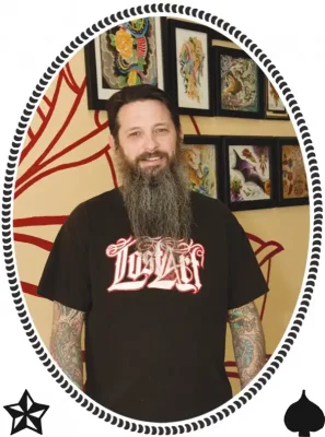 Dean Bodily of Lost Art Tattoo.