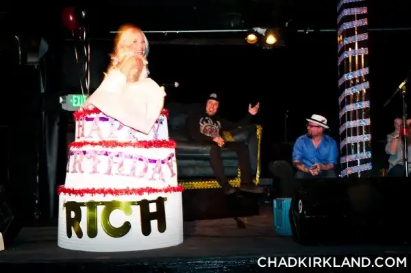 Rich D, owner of Big Deluxe Tattoo, 40th Birthday Surprise Party 3.17.2012