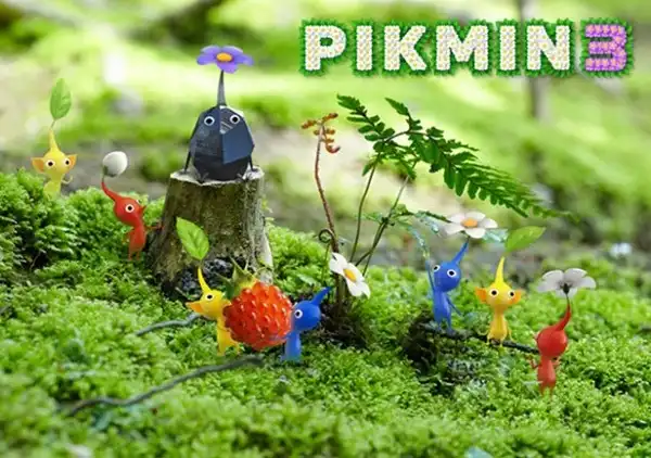 Pikmin 3 gameplay still.