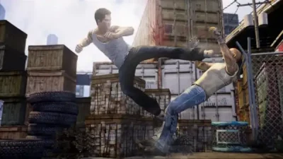 Sleeping Dogs action gameplay still.