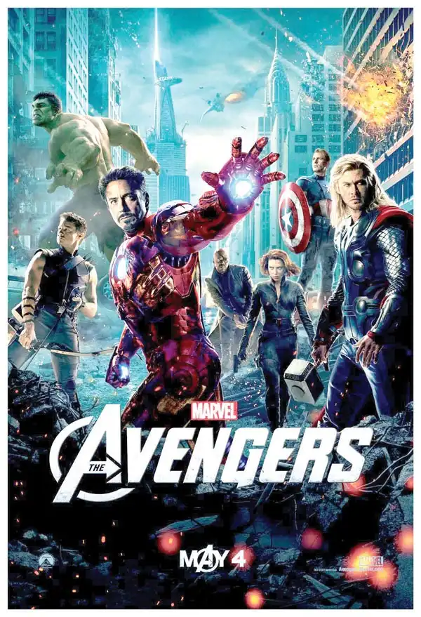 Marvel's The Avengers 2012 movie poster