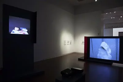 Installation view of salt 6: Emre Hüner at the Utah Museum of Fine Arts. 