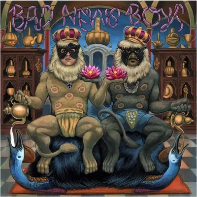 Cover art for Bad News Boys by King Khan and BBQ Show.