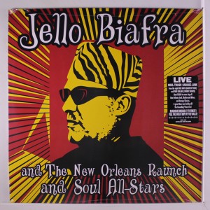 Jello Biafra and The New Orleans Raunch and Soul All-Stars Walking on Jindals Splinters album cover.