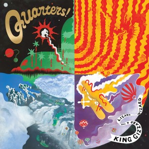 king gizzard and the lizard wizard quarters! album cover