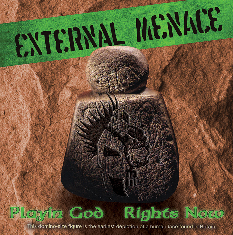 Review: External Menace / The Droogettes – Split 7″