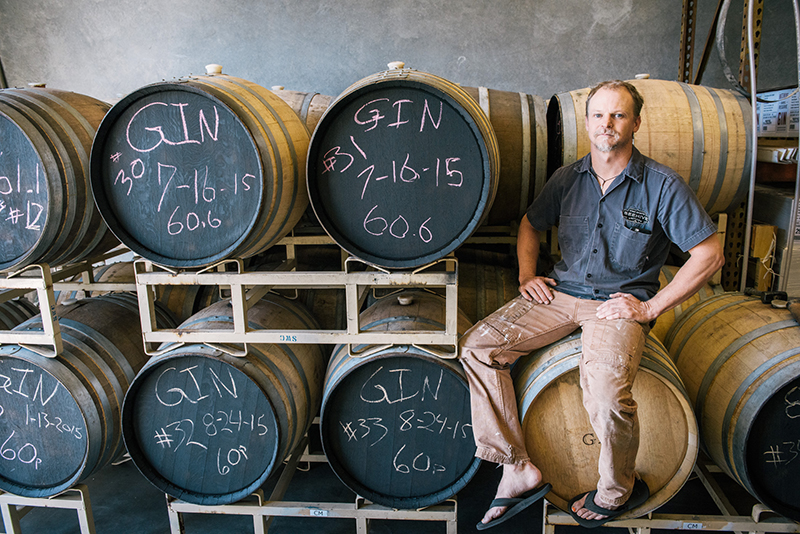 Distiller Chris Barlow imbues each batch of Beehive Distilling’s Jack Rabbit and Barrel Reserve gins with piney juniper, fresh sage and aromatic botanicals.