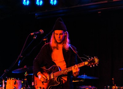 Kyle Henderson, guitarist and singer on stage at Urban Lounge. Photo: @LMSORENSON