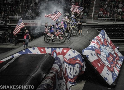 ... vs. Team America. Photo: Jake Vivori