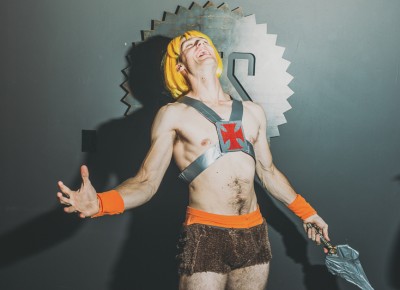 Fabulous secret powers were revealed to Davey Davis when he held his sword aloft and said, "By the power of Grayskull!" (He-Man, for the uninformed.) Photo: Tyson Call @clancycoop