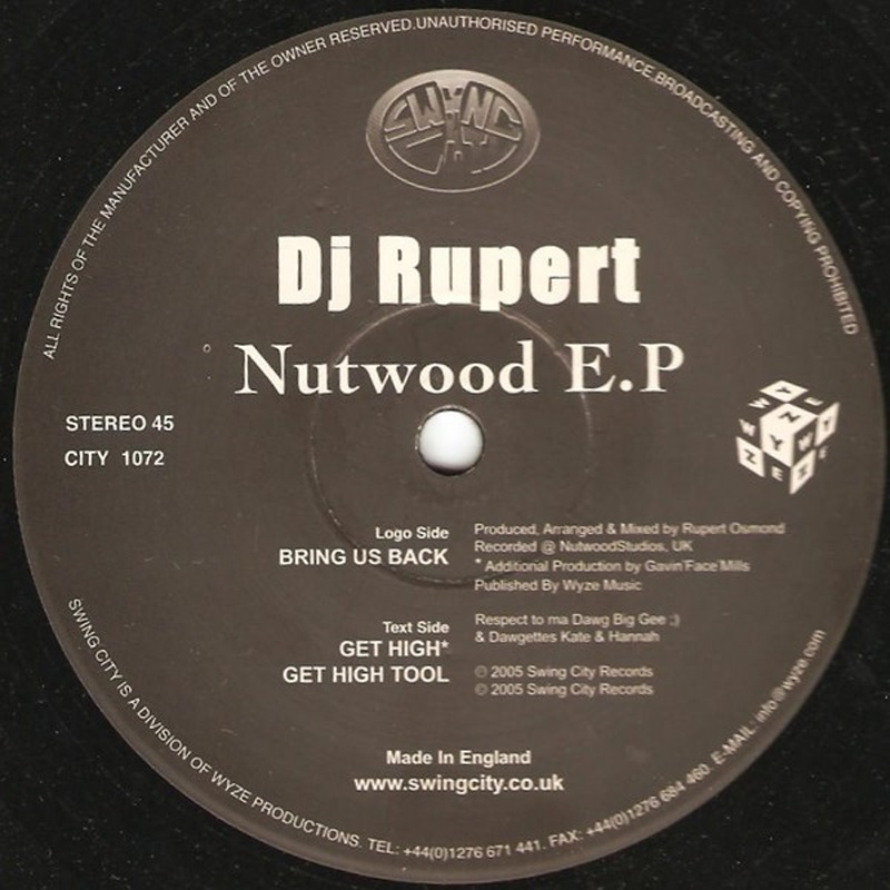 Review: DJ Rupert – Nutwood EP