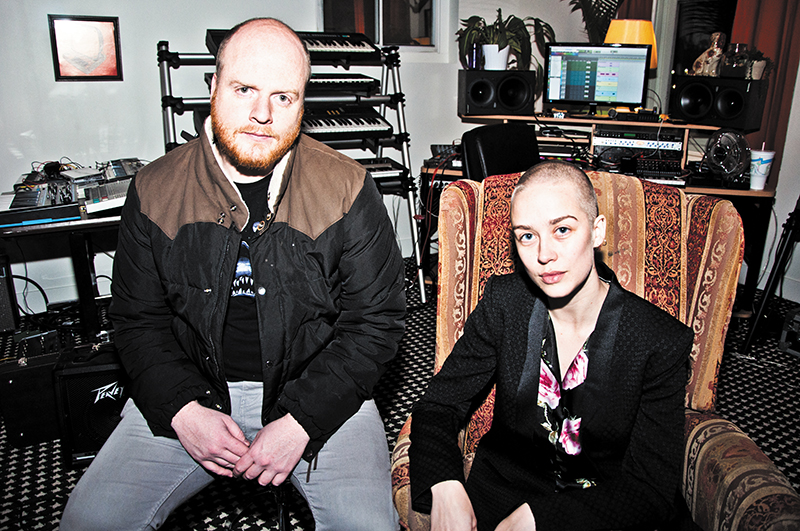 (L–R) Eric Robertson and Catherine Leavy imbue New Shack with glossy synthpop.