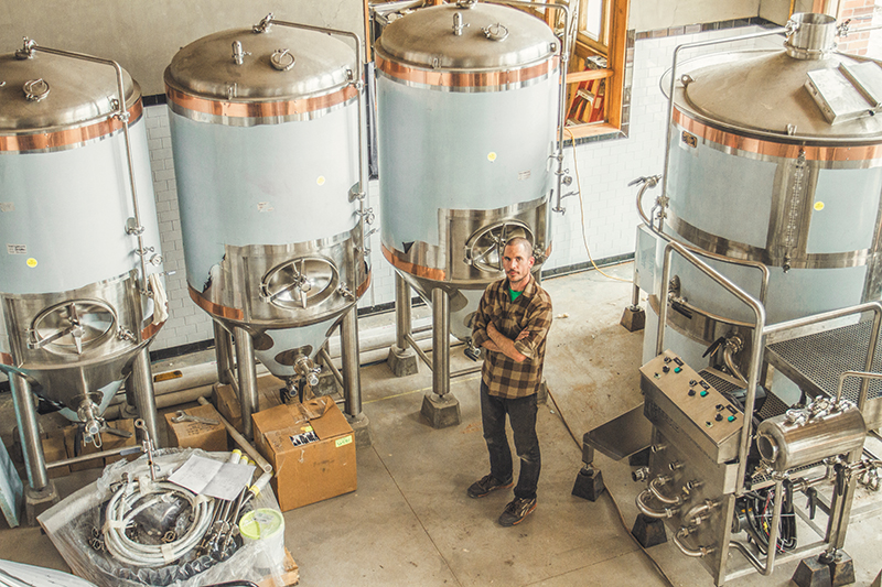 Michael Dymowski of Strap Tank Brewery