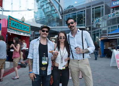 Kirk Dath, Sarah Anne DeGraw, and Michael Wright stayed snazzy. Photo: JoSavagePhotography.com