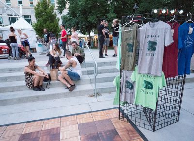 Hanging with friends and listening to music at the DIY Fest. Photo: JoSavagePhotography.com