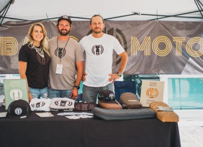 Custom bike builders Bang Moto were on hand with two of their awesome enduro style bikes. Photo: @clancycoop