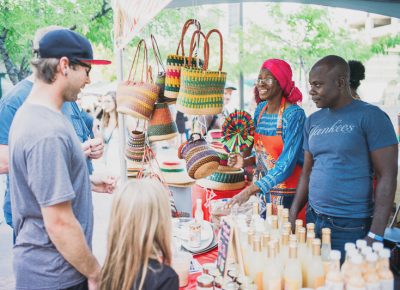 Many unique foods were being sold by Mama Africa, both in the vendor section and with the food trucks. Photo: @clancycoop