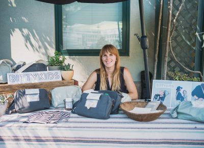 Holly Hacket of Bitty Kids was selling cute accessories for parents. Photo: @clancycoop