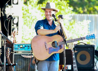 Gregory Alan Isakov and his band opened for Lake Street Dive at Red Butte Garden on Aug. 14, 2016. Photo: John Barkiple