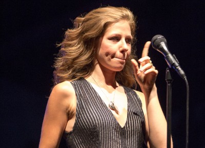 That adorable, scolding finger reinforces Price’s lyrical point that she doesn’t want to say "No," and she’s ashamed to say "Yes"—it’s a stage-worthy gesture that connects her to an adoring audience. Photo: John Barkiple