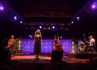 All four Lake Street Dive bandmates sing during "Stop Your Crying." Part of LSD’s appeal includes the vocal richness that comes from four voices singing in tandem. Photo: John Barkiple