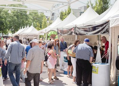 Guests crowd every nook and cranny in search for their next favorite item. Photo: @LMSorenson