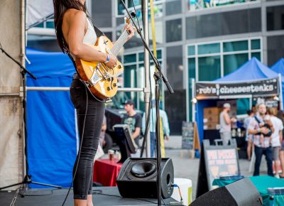 Sarah Anne Degraw performs one of her bluesy, soulful songs. Photo: @nellis_j
