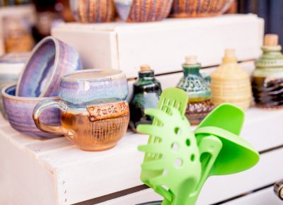 Tangible Soul Pottery had some unique pieces. Photo: @nellis_j