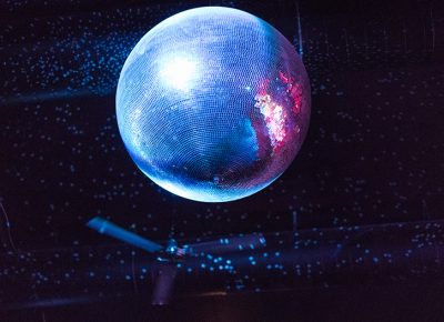 At the request of a BR band member mid-song to “get that disco ball going,” The State Room light technician lit that bad boy. Photo: JoSavagePhotography.com