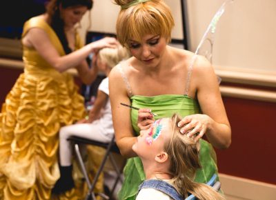 Kids are totally entertained at KidCon, with face painting and other such activities. Photo: @Lmsorenson