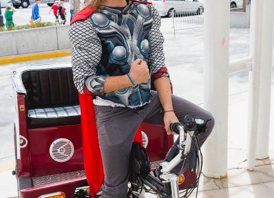 Everyone cosplays for Salt Lake Comic Con—even the folks at SLC Bike Taxi. Photo: @Lmsorenson
