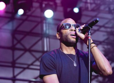 Troy "Trombone Shorty" Andrews drops the instruments and provides vocals for his set at the Twilight Concert Series. Photo: @Lmsorenson